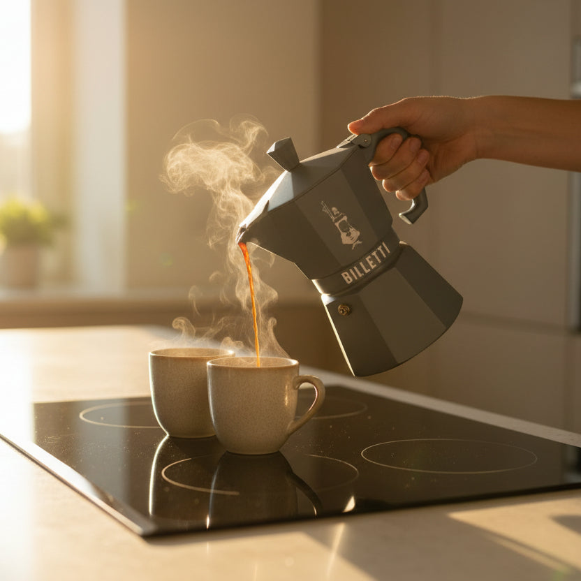 Bialetti Exclusive Moka Express Induktion | Espressokocher (3 Tassen)