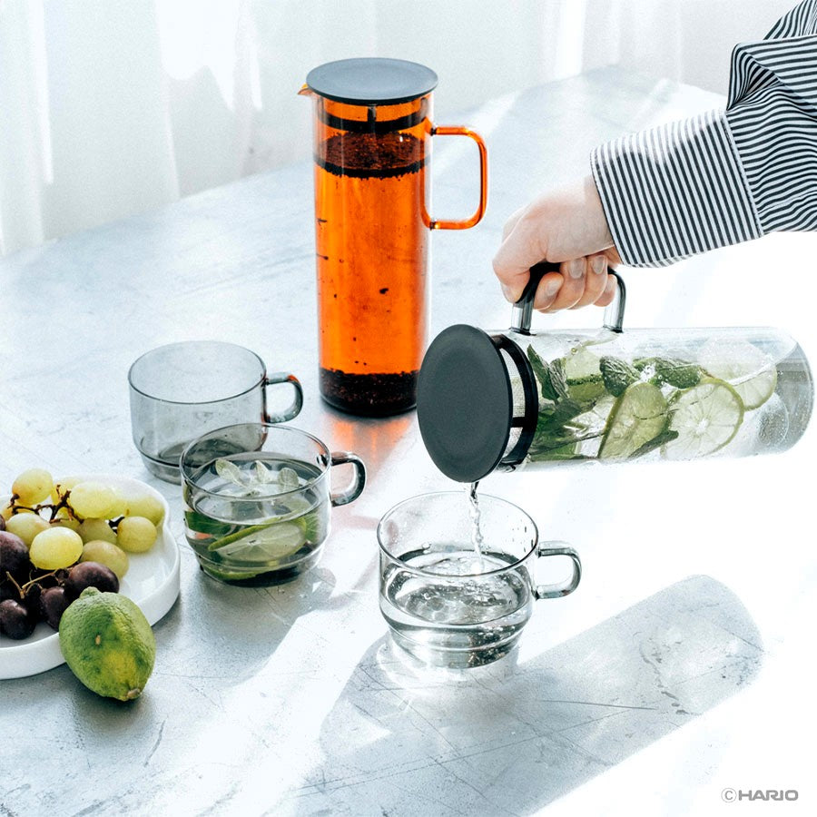 Hario Colors Cold Brew Pitcher (800ml) – Amber & Gray