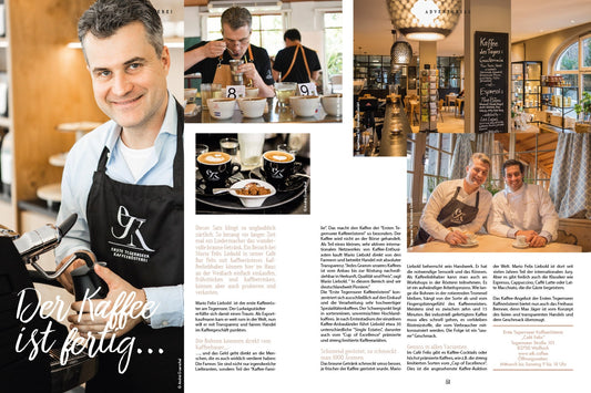 Restaurant Freihaus Brenner am Tegernsee: Der Kaffee ist fertig…