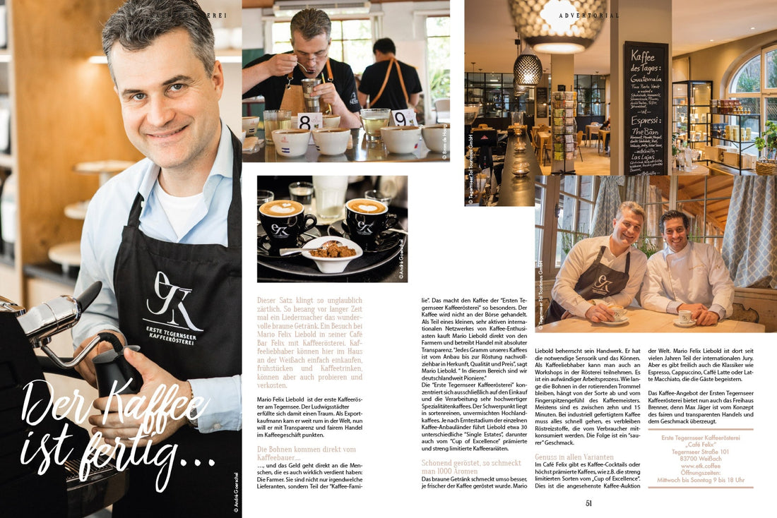Restaurant Freihaus Brenner am Tegernsee: Der Kaffee ist fertig…