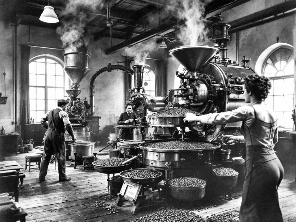 Die ersten Kaffeeröstmaschinen – Geschichte der Erfindung und Verbreitung von Kaffeeröstmaschinen