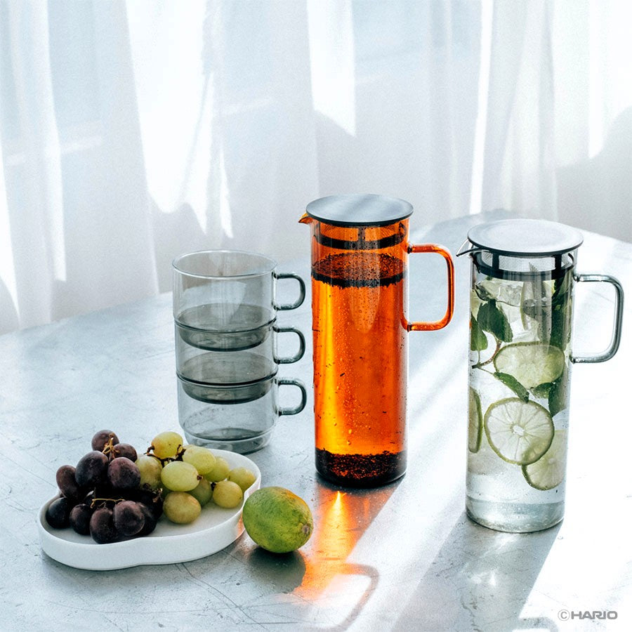Hario Colors Cold Brew Pitcher (800ml) – Amber & Gray