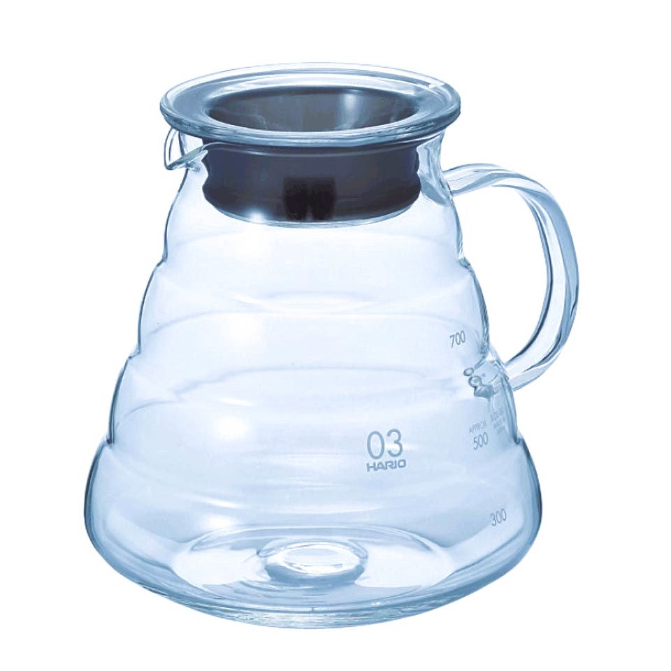 Hario V60 | 03 Glass Server (800ml) – The Stylish Companion for Your Brewing Ritual