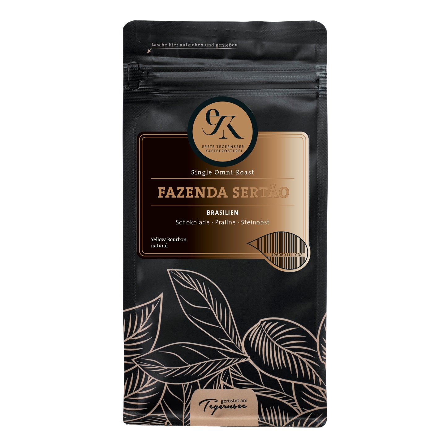 Single-Origin Omni-Roast Fazenda Sertão aus Brasilien – Erste Tegernseer Kaffeerösterei mit Aromen von Schokolade, Praline und Steinobst