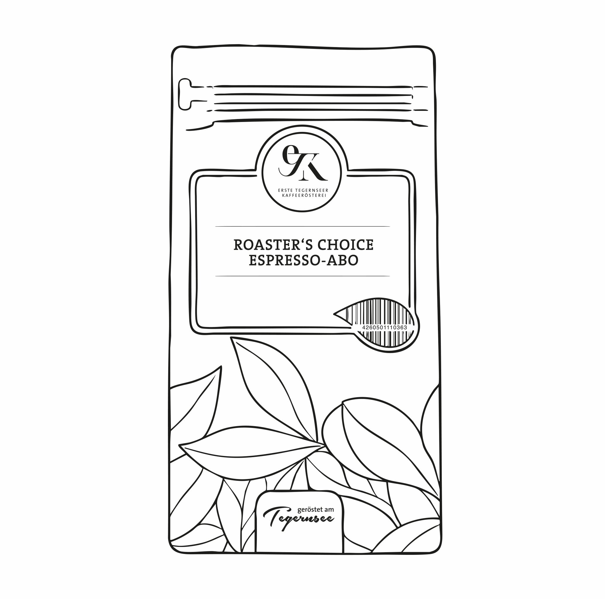 Roaster's Choice Espresso-Abo – Erste Tegernseer Kaffeerösterei