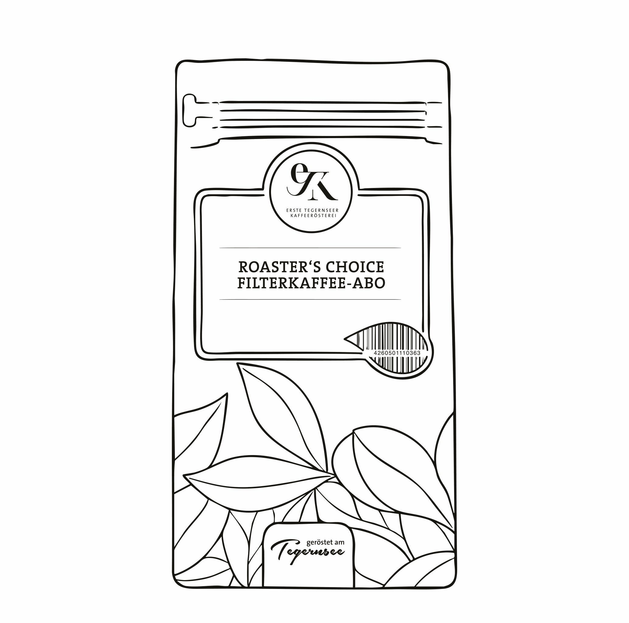 Roaster's Choice Filterkaffee-Abo – Erste Tegernseer Kaffeerösterei