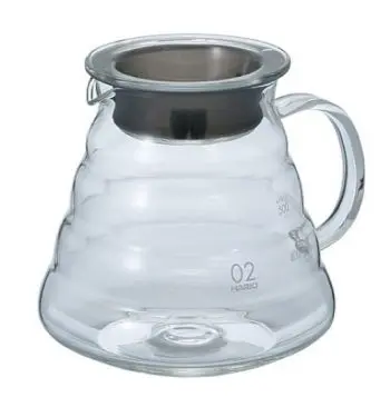 Hario Glaskanne mit Deckel (600ml)