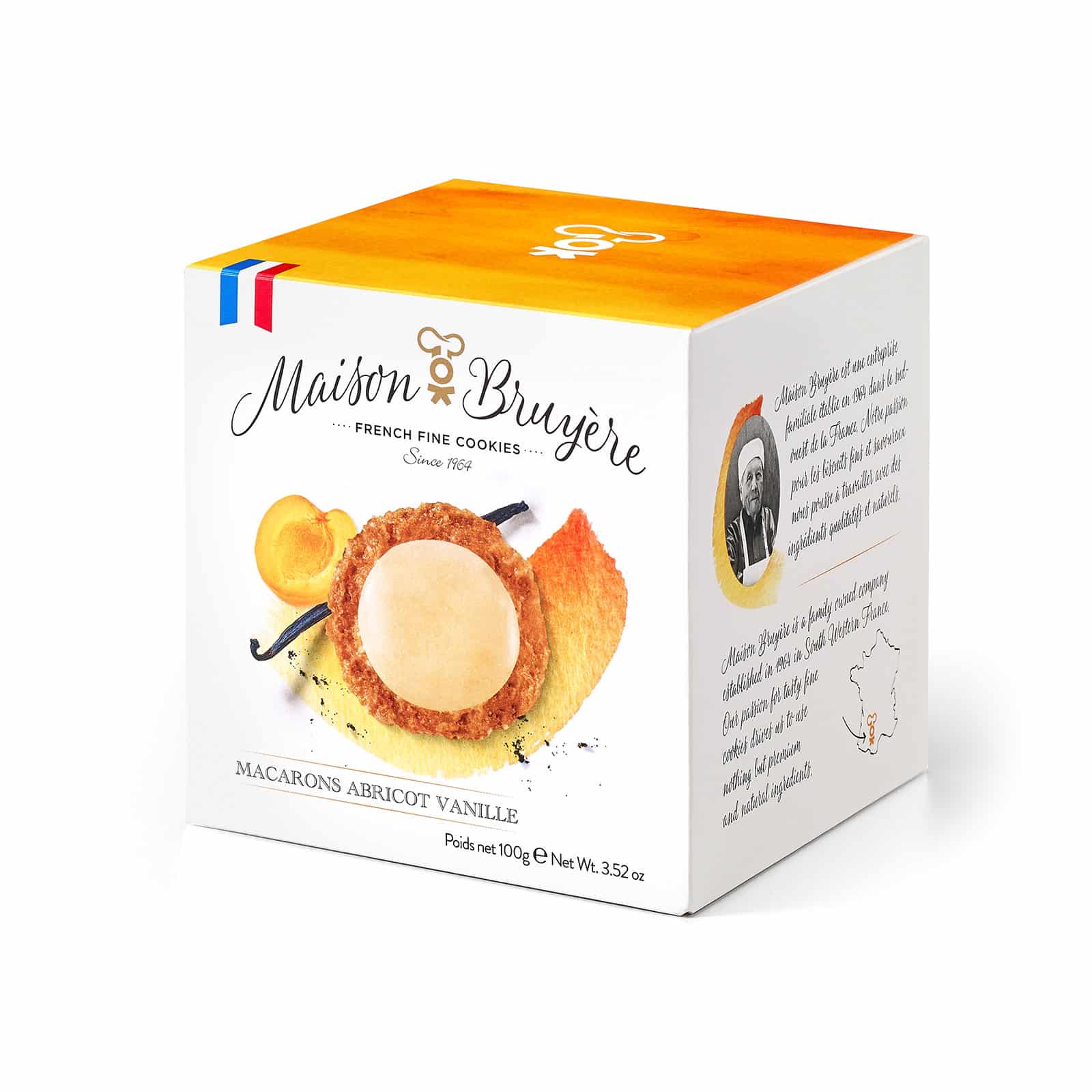 Knusprige Kekse mit Aprikosen-Vanille-Geschmack von Maison Bruyère