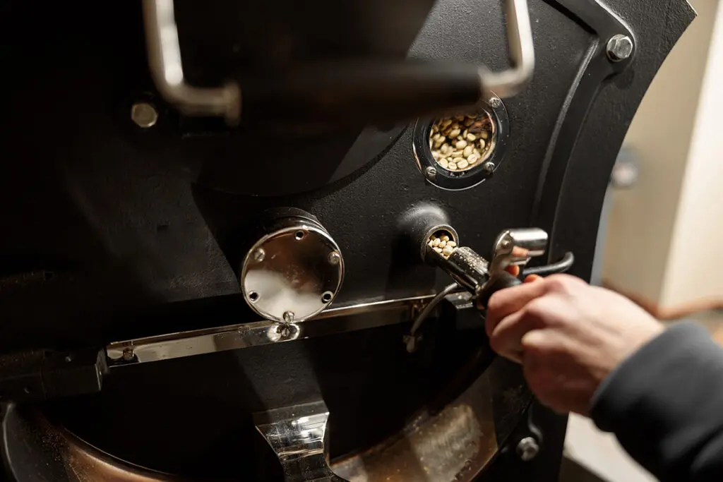 schonende langzeit Röstung Kaffeebohnen