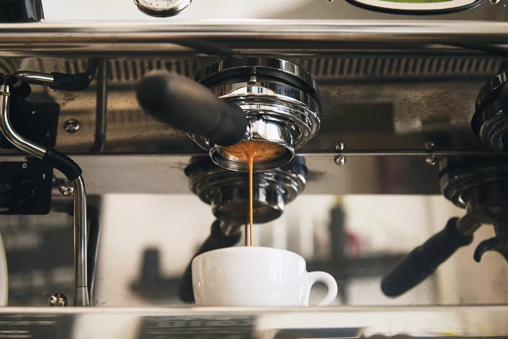 Bodenloser Siebträger für Espressomaschine
