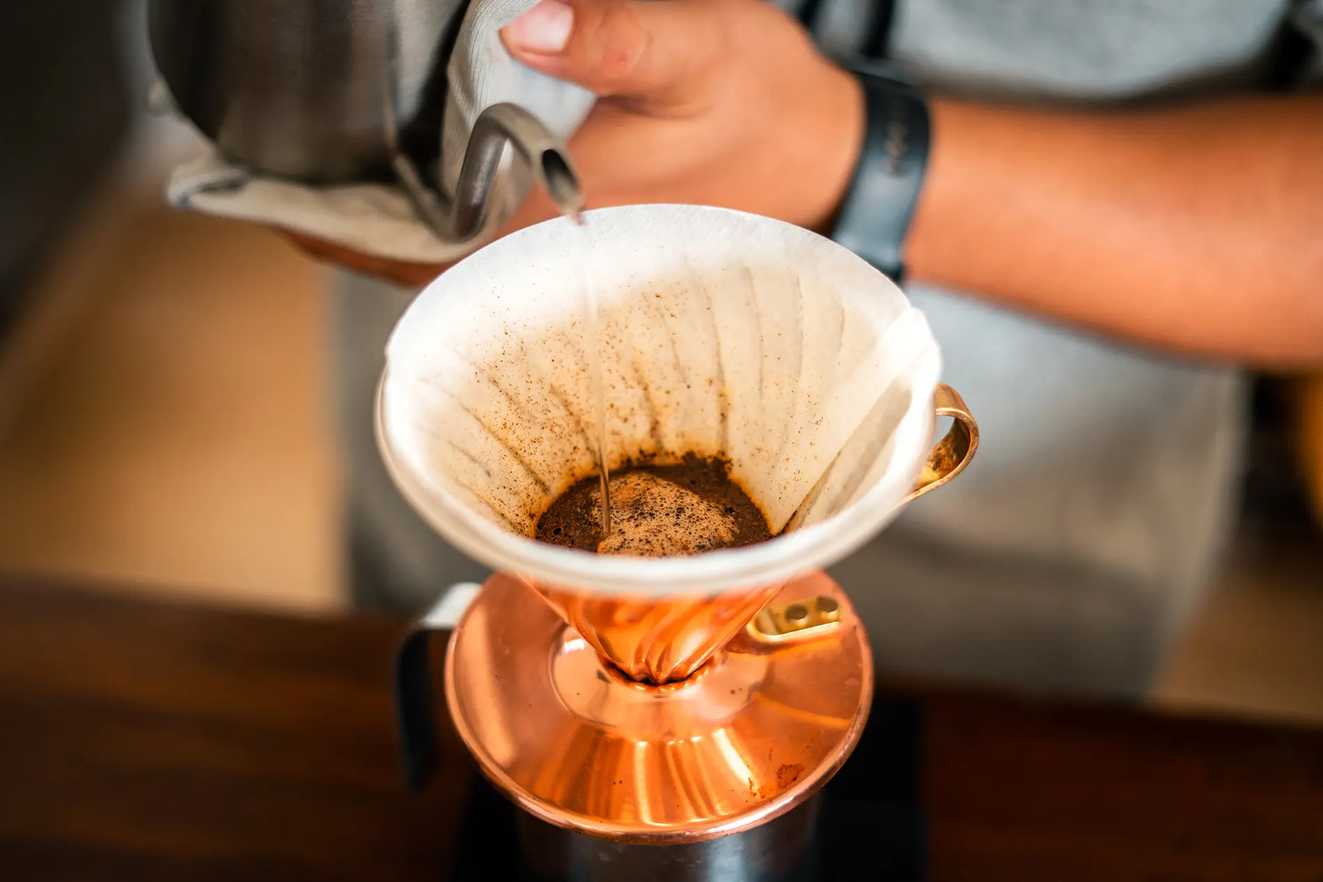 Wasserqualitaet für den perfekten Pour Over